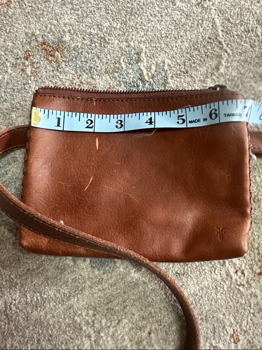 Like new Frye Brown Leather Crossbody Belt Bag - Picture 8 of 8